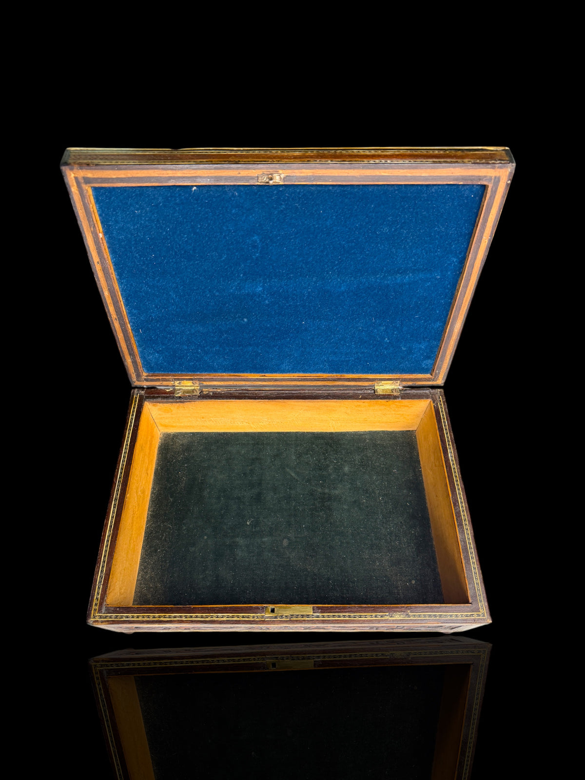 Anglo-Indian Carved Sandlewood Jewellery Box