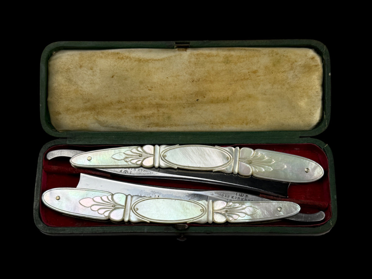 Straight Razors by Josh Kirkby & Sons.