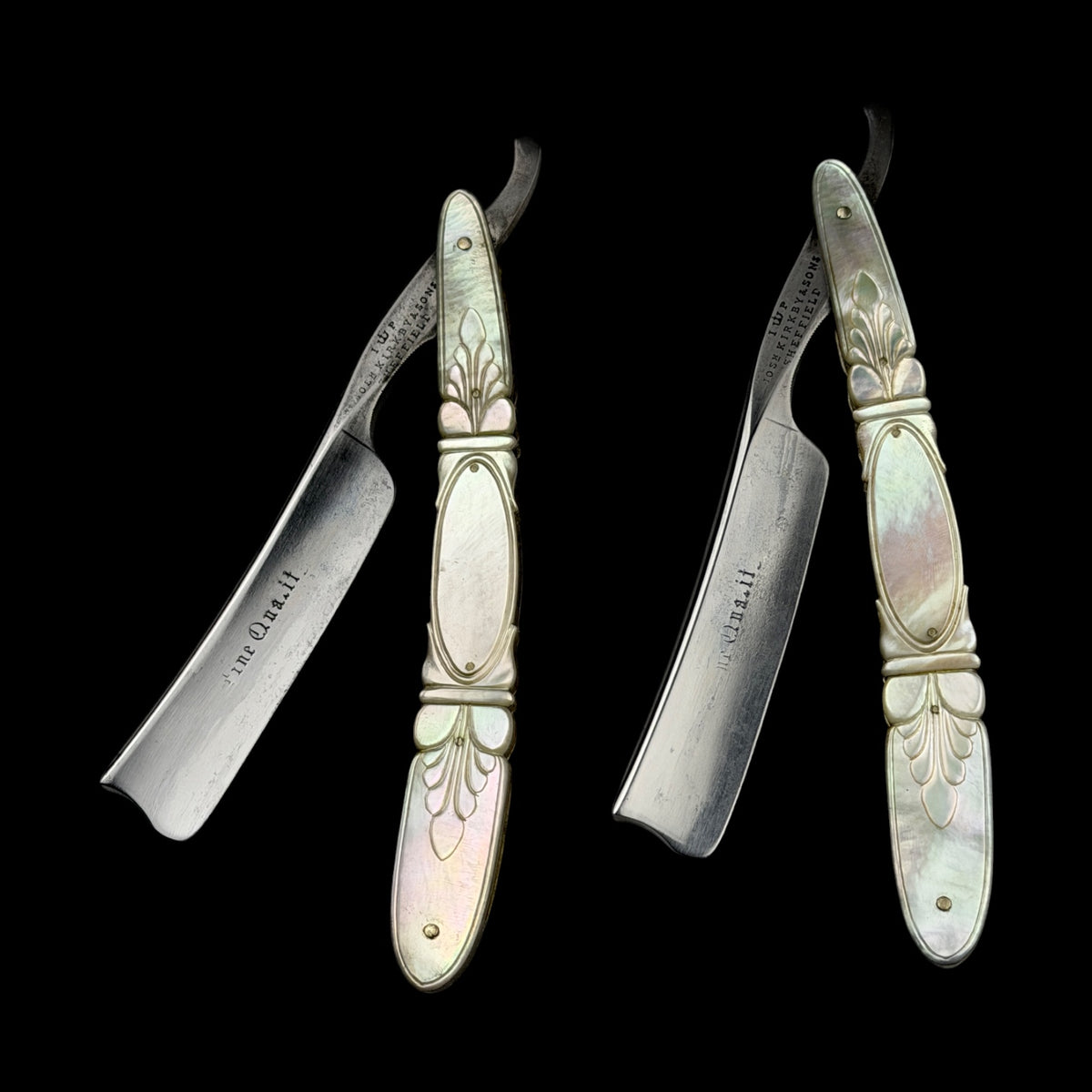 Straight Razors by Josh Kirkby & Sons.