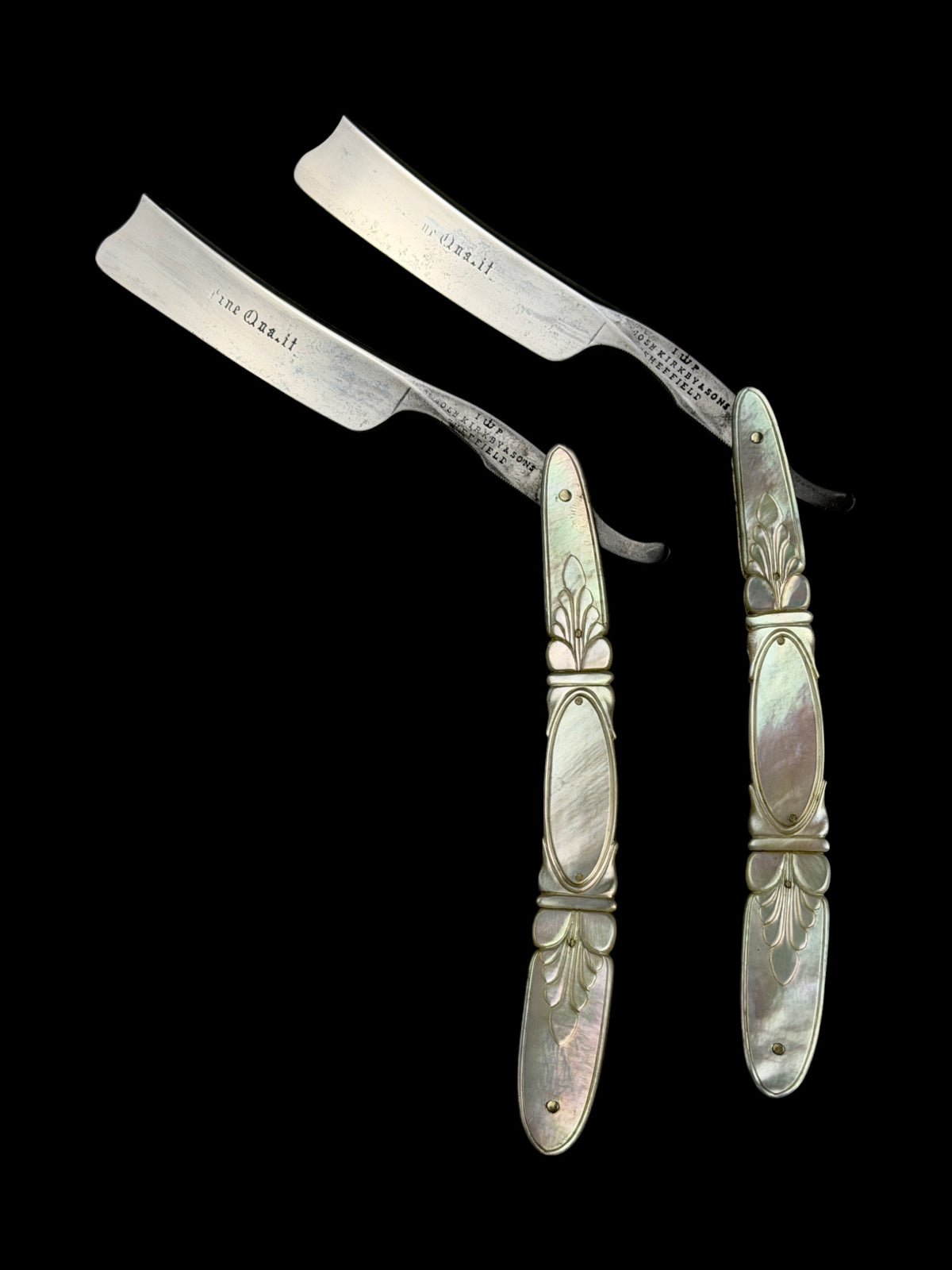 Straight Razors by Josh Kirkby & Sons.