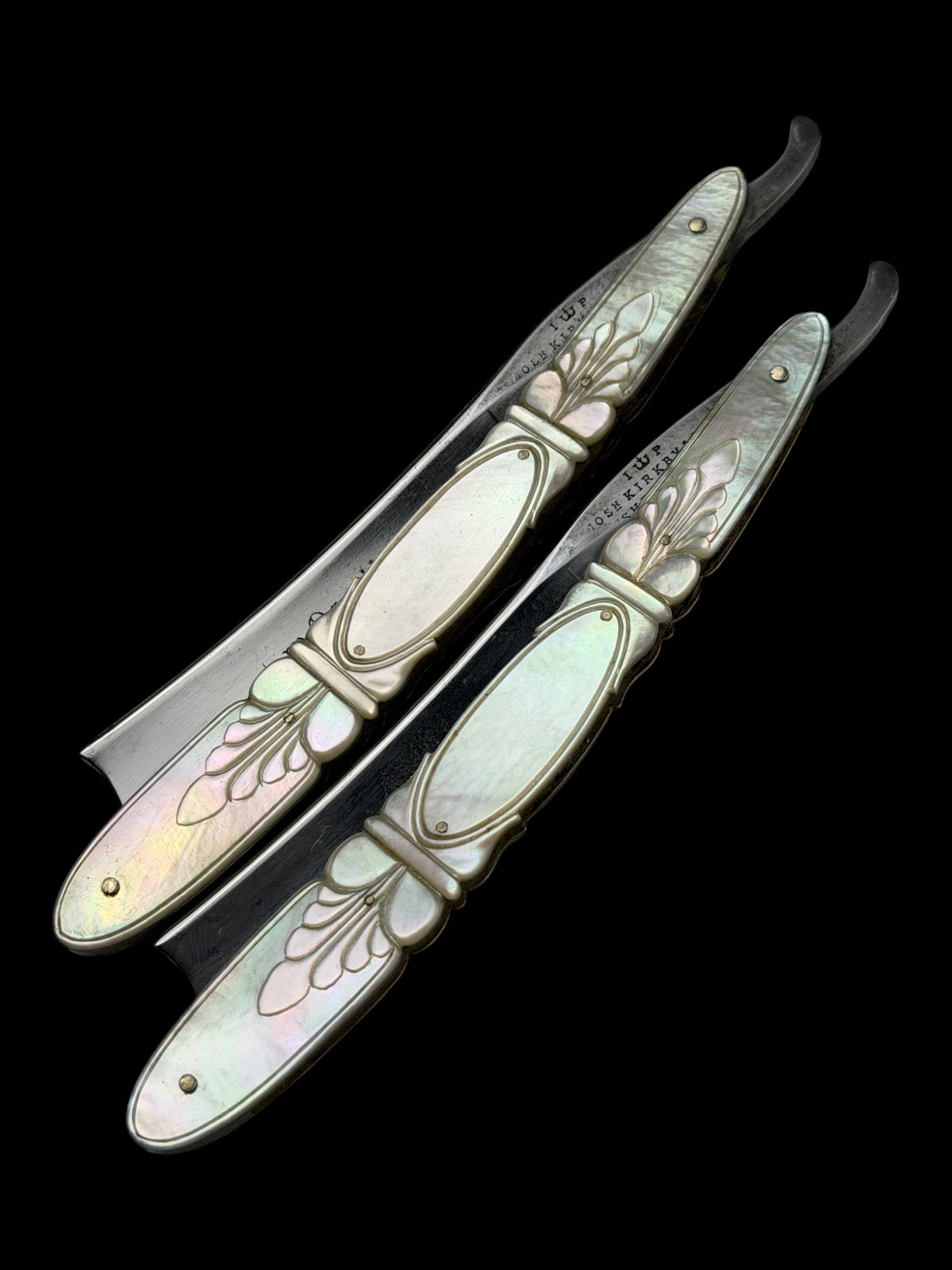 Straight Razors by Josh Kirkby & Sons.