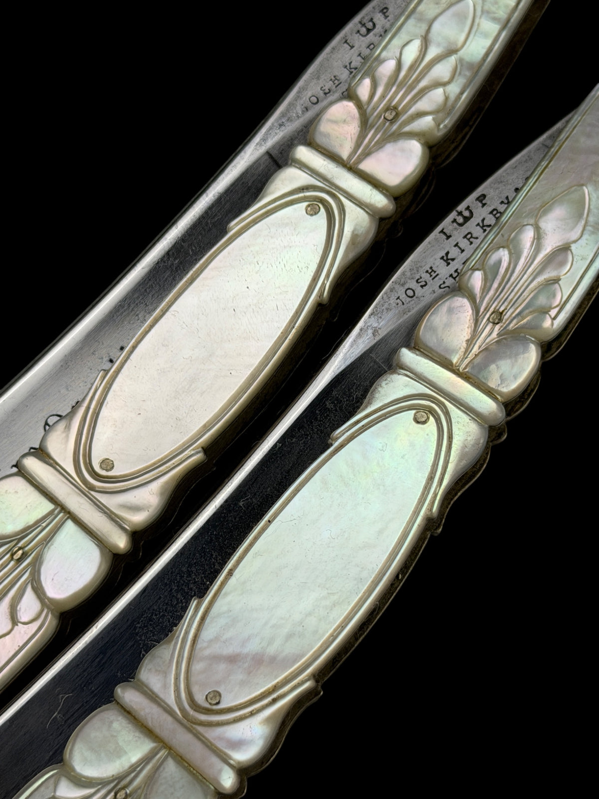 Straight Razors by Josh Kirkby & Sons.