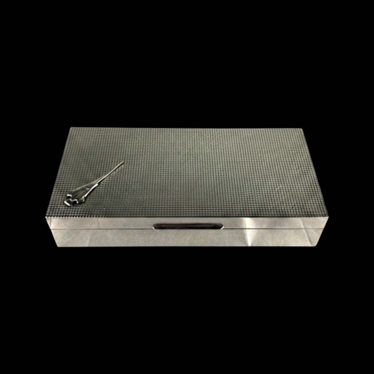 Sterling Silver Tobacco Box. 1960, England.