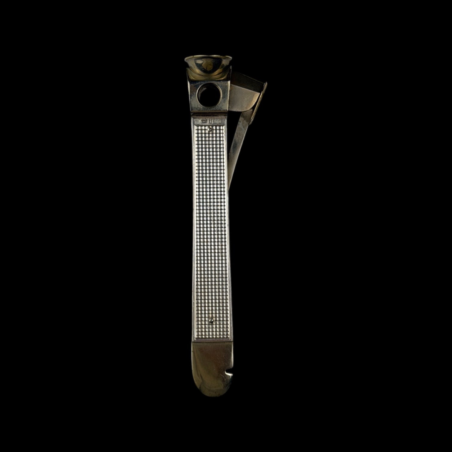 Cigar Cutter. Sterling Silver. England. Cased.