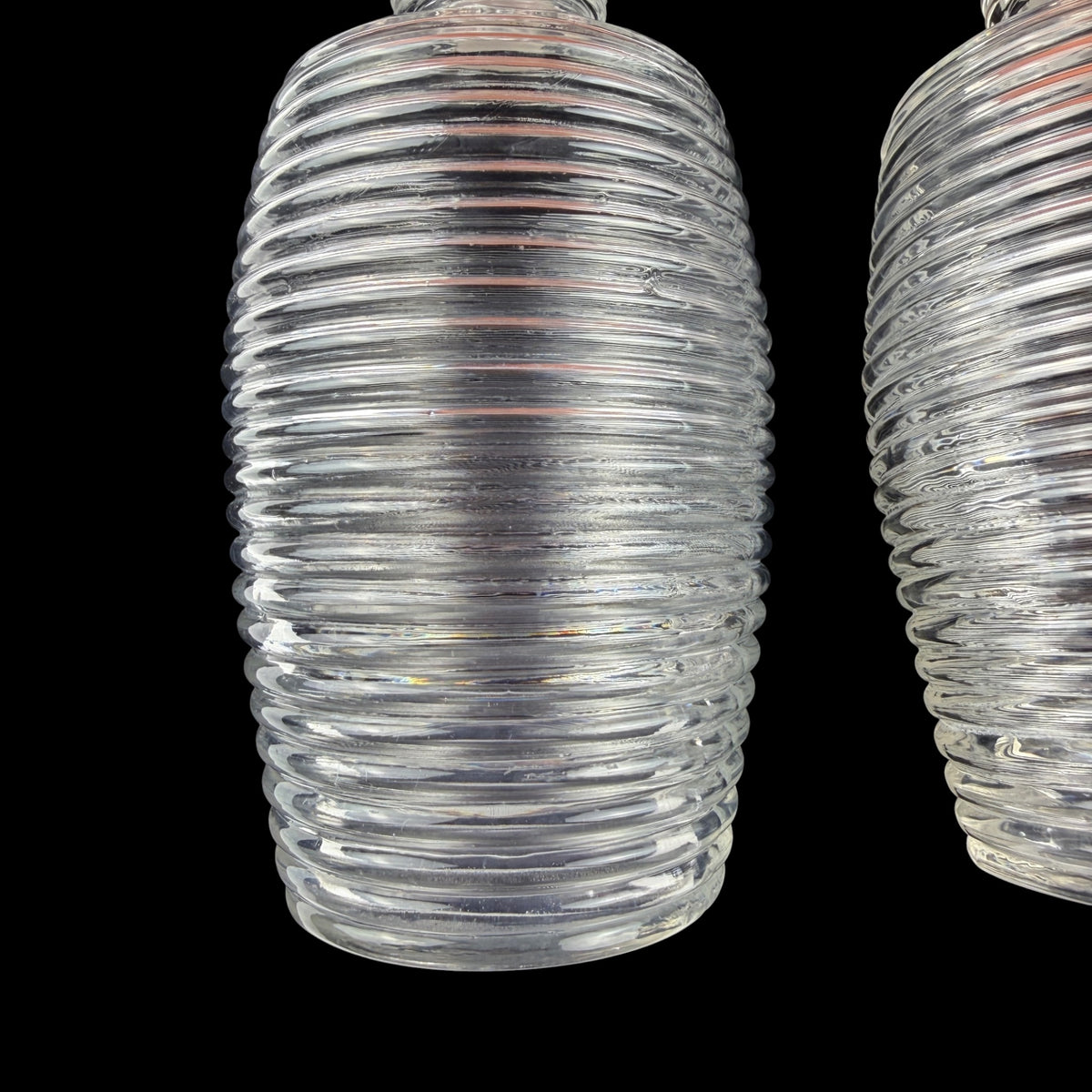 Pair of Regency Ring-Neck Mallet Decanters, Circa 1825
