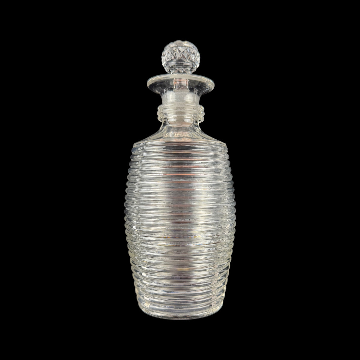 Pair of Regency Ring-Neck Mallet Decanters, Circa 1825