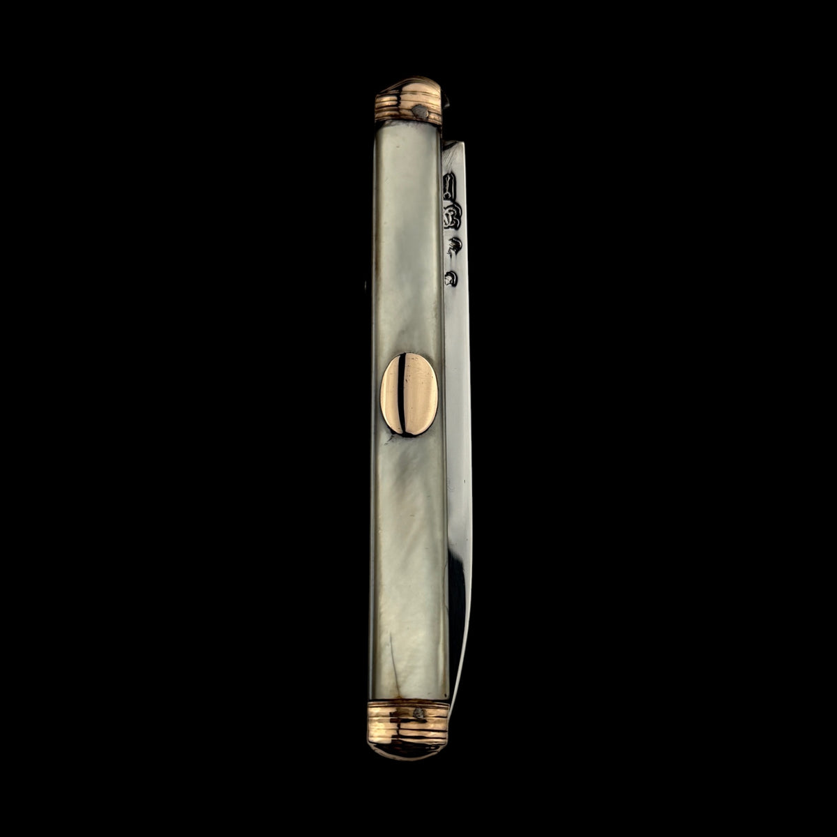 18th Century French Mother-of-Pearl & 18ct Gold Folding Knife