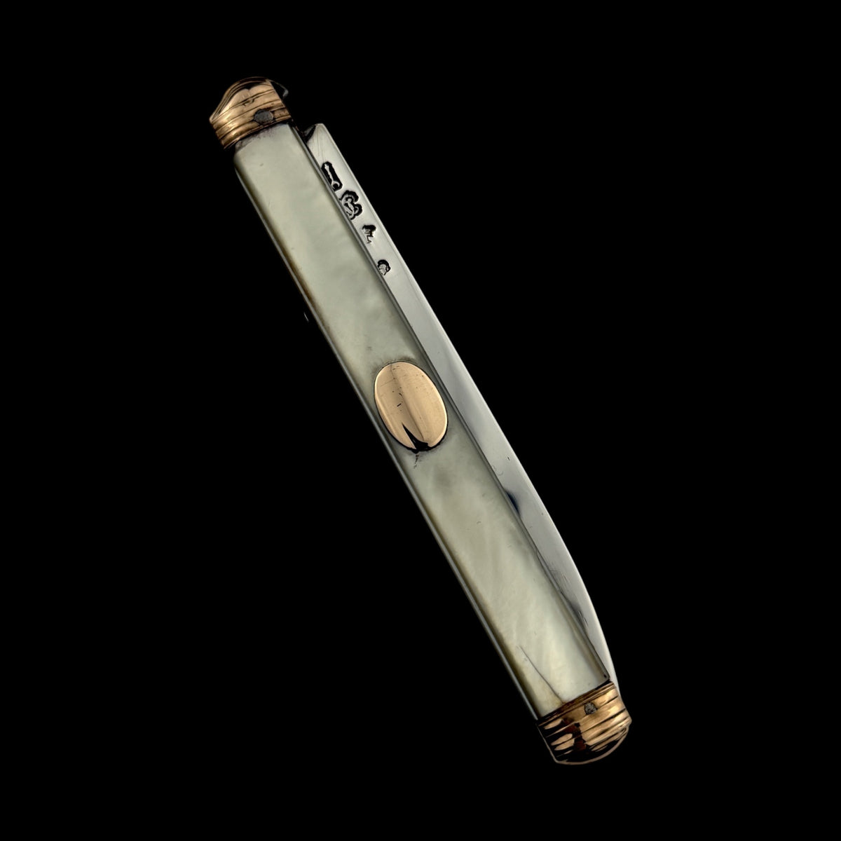 18th Century French Mother-of-Pearl & 18ct Gold Folding Knife