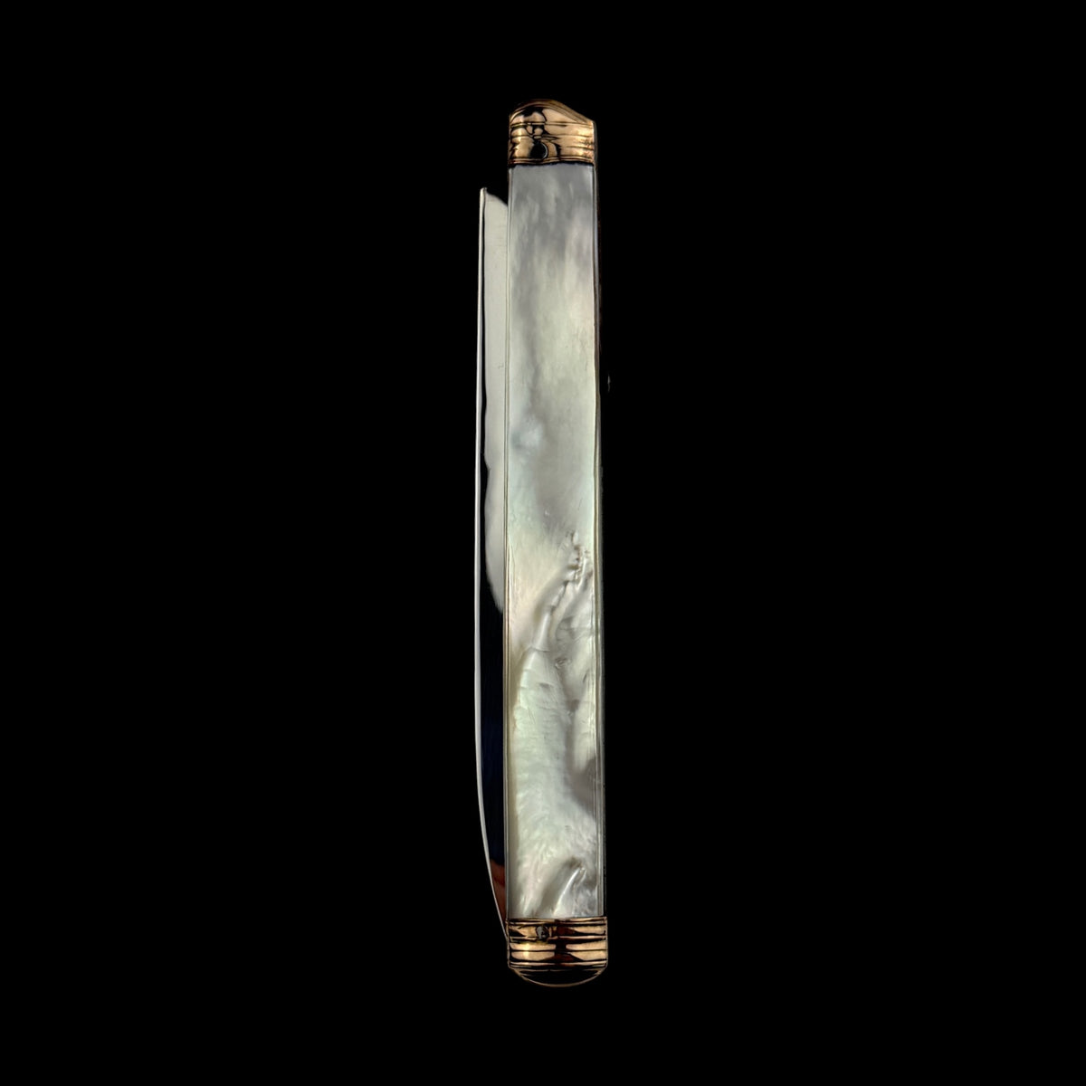 18th Century French Mother-of-Pearl & 18ct Gold Folding Knife