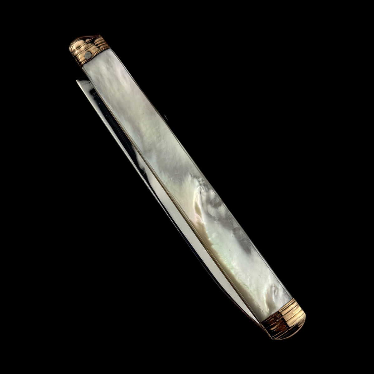 18th Century French Mother-of-Pearl & 18ct Gold Folding Knife