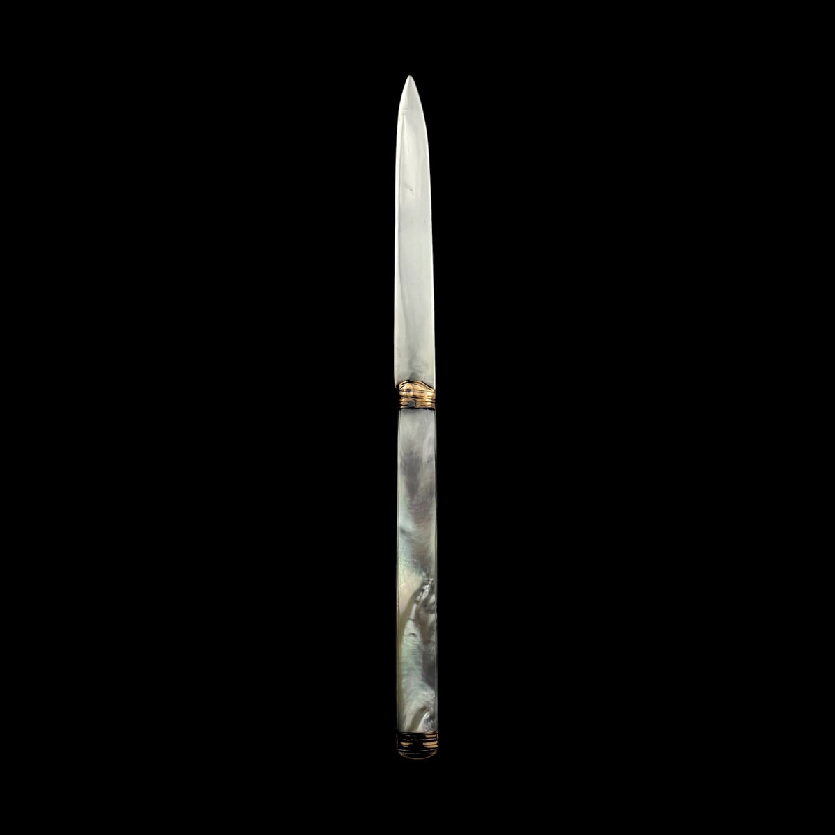 18th Century French Mother-of-Pearl & 18ct Gold Folding Knife