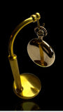 Gold-Plate Waltham Pocket Watch with Display Stand: 15 Jewel Movement