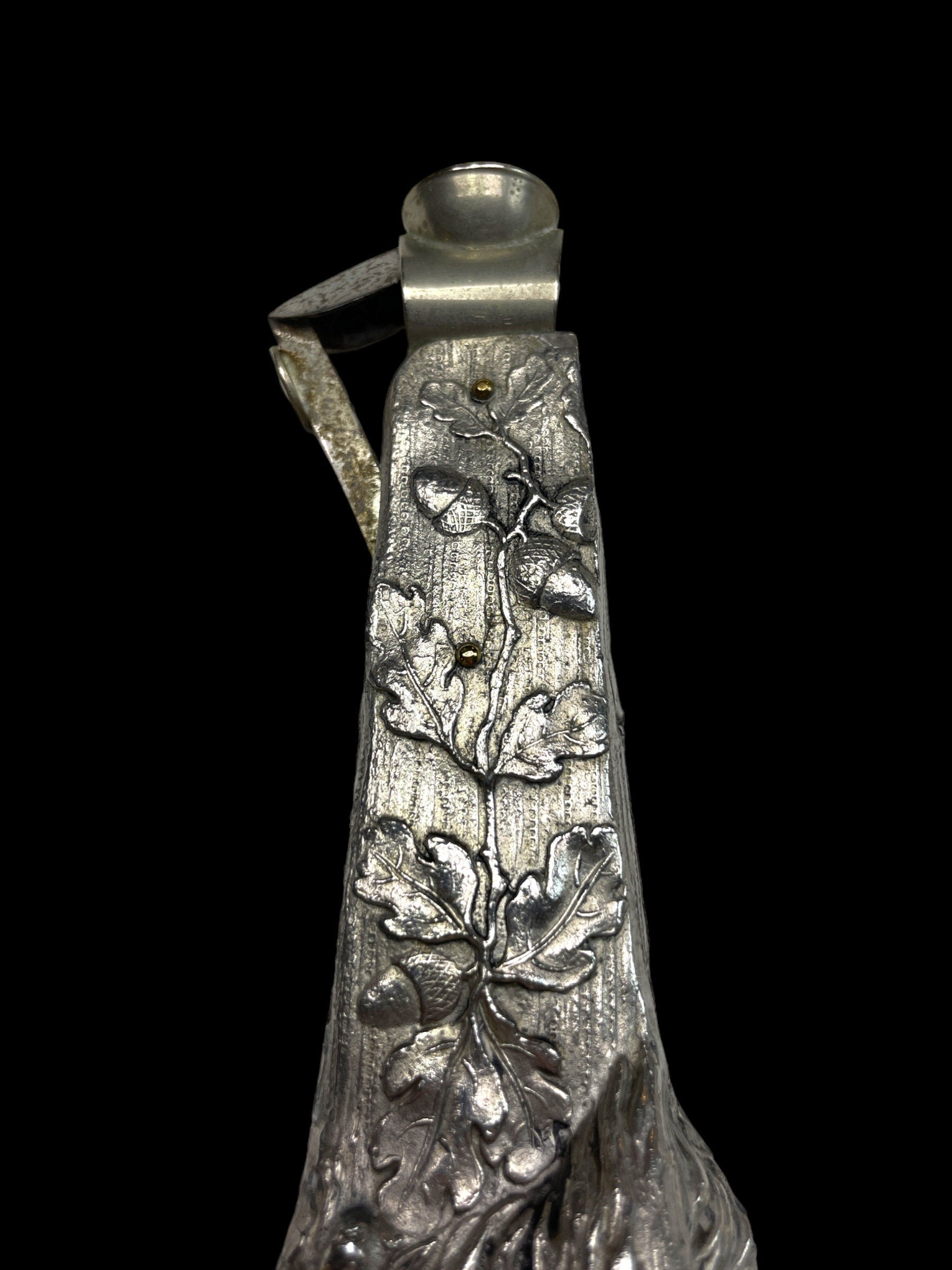 Exceptional Boar Head Silver-Plate Cigar Cutter.