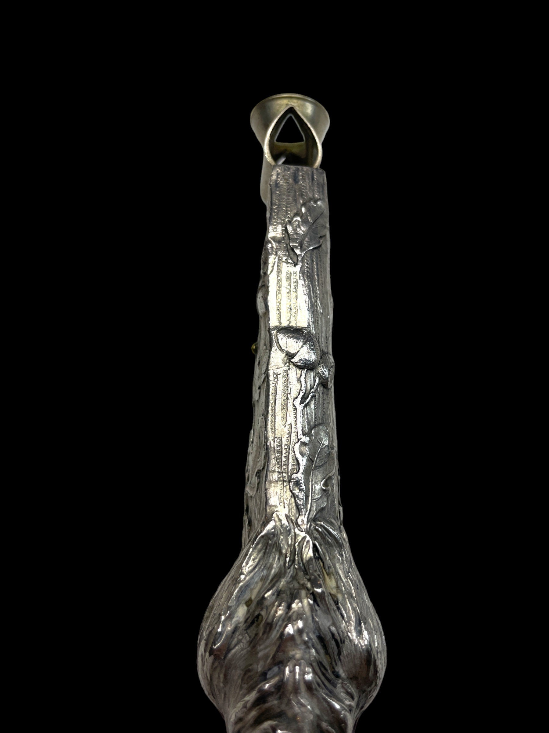 Exceptional Boar Head Silver-Plate Cigar Cutter.