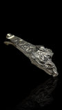 Exceptional Boar Head Silver-Plate Cigar Cutter.