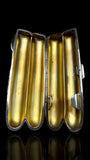 Sterling Silver Cigar Case: 1899, Henry Pope, England.
