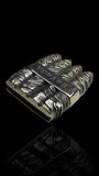 Exceptional Vintage Cigar-shaped Sterling Silver Vesta (Match Holder) . Engraved 'Havana'.