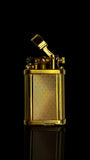Fine and Rare Gold-Plate Vintage Dunhill Lighter.