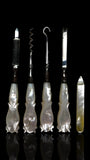 Mother of Pearl Travelling Vanity Set. Cased.