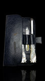Mother of Pearl Travelling Vanity Set. Cased.