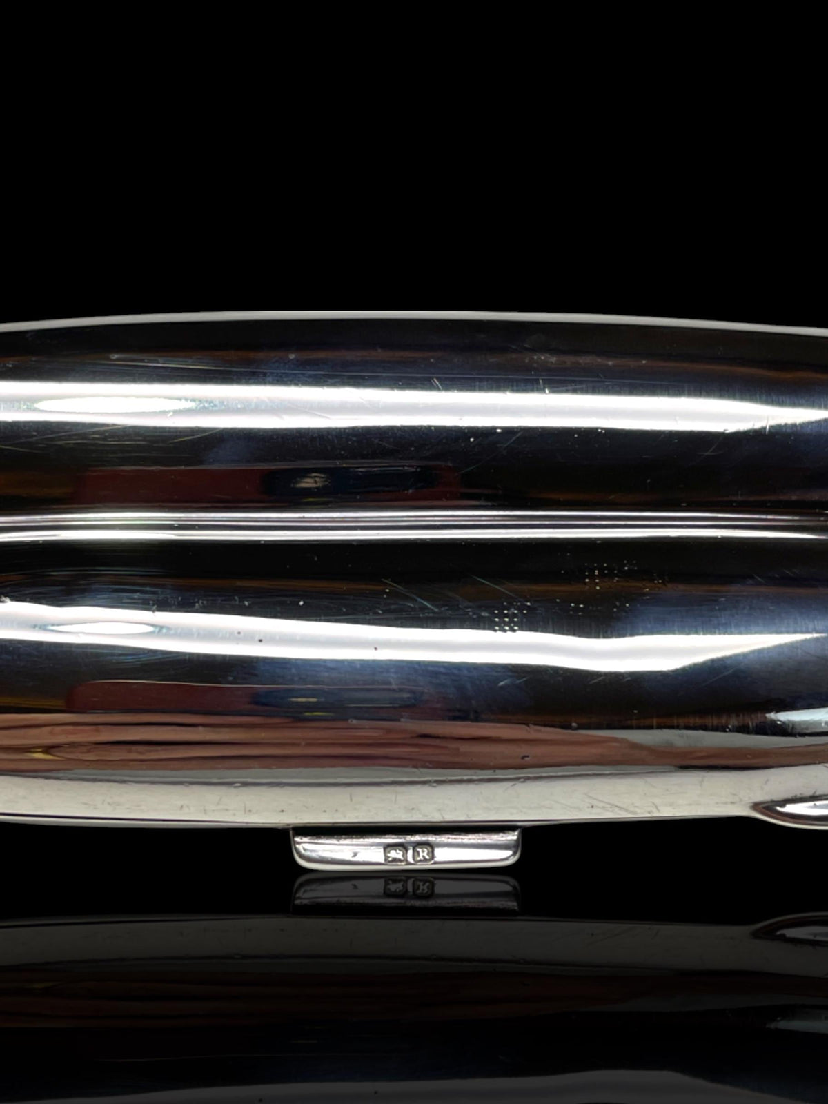 Sterling Silver Double Cigar Case: 1900 in Chester, John Millward Banks, England.
