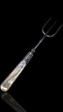 Vintage Mother of Pearl Sterling Silver Fork: 1921, Francis Howard, England.