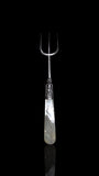 Vintage Mother of Pearl Sterling Silver Fork: 1921, Francis Howard, England.