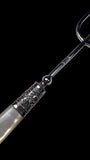 Vintage Mother of Pearl Sterling Silver Fork: 1921, Francis Howard, England.