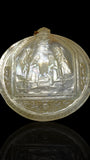 Typical Nativity Scene Mother of Pearl Carving, Bethlehem. Pair.