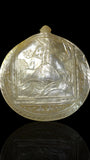 Typical Nativity Scene Mother of Pearl Carving, Bethlehem. Pair.