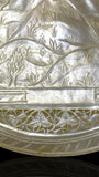 Typical Nativity Scene Mother of Pearl Carving, Bethlehem. Pair.