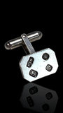 Vintage English Hallmarks Sterling Silver Cufflinks: 1947, Mappin and Webb.