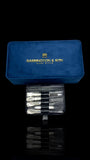 Mother of Pearl Travelling Vanity Set. Cased.