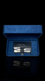 Mother of Pearl Travelling Vanity Set. Cased.