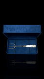 Vintage Mother of Pearl Sterling Silver Fork: 1921, Francis Howard, England.
