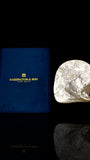 Large and Rare Museum-Grade Qing Dynasty (early 1800s) Hand-Carved Pearl Shell. With stand.