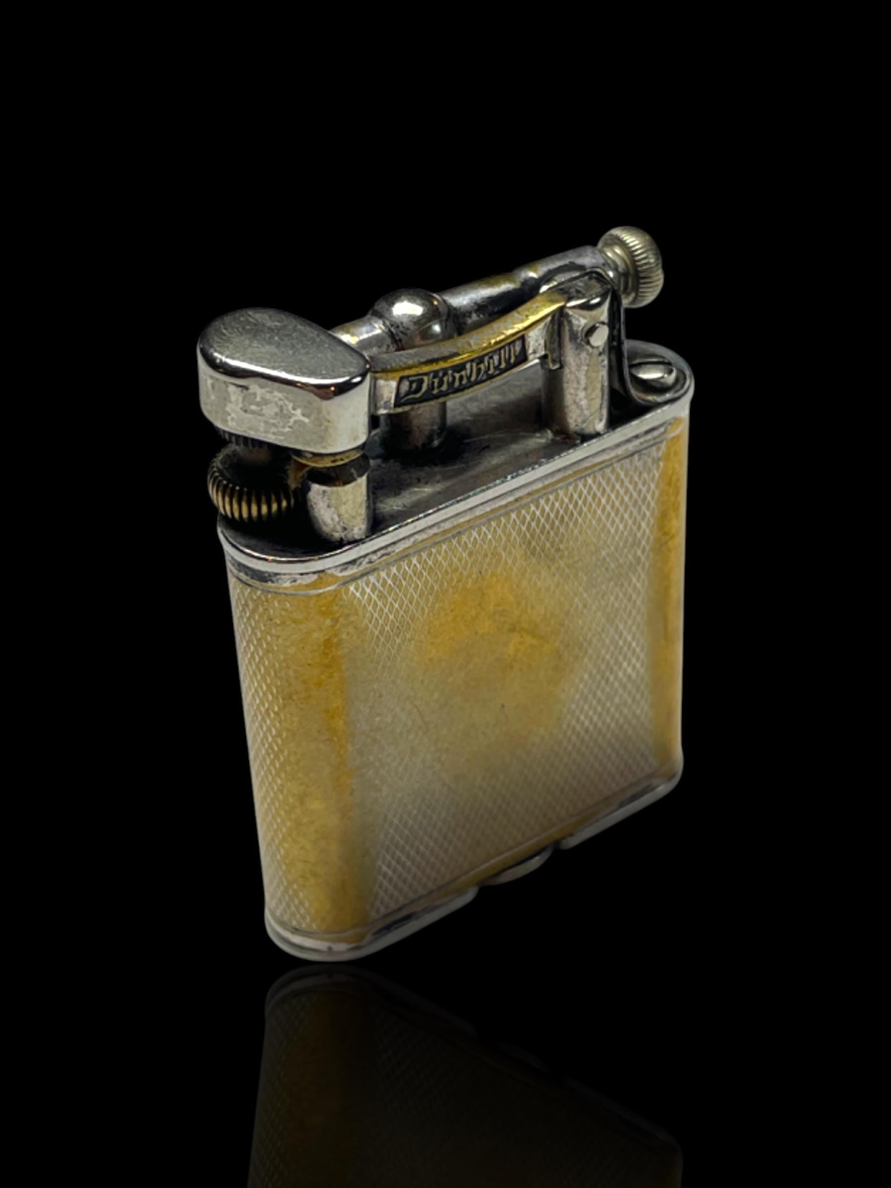 Vintage Dunhill Lift-Arm Lighter. Cased.