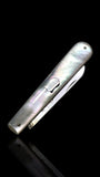 Antique Mother of Pearl Sterling Silver Folding Pocket Knife, London. Cased.
