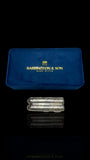 Sterling Silver Cigar Case: 1899, Henry Pope, England.