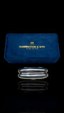 Sterling Silver Double Cigar Case: 1900 in Chester, John Millward Banks, England.