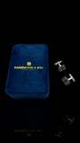 Vintage English Hallmarks Sterling Silver Cufflinks: 1947, Mappin and Webb.