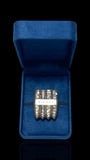 Exceptional Vintage Cigar-shaped Sterling Silver Vesta (Match Holder) . Engraved 'Havana'.