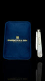 Antique Mother of Pearl Sterling Silver Pocket Knife: 19th Century, George Unite, England.