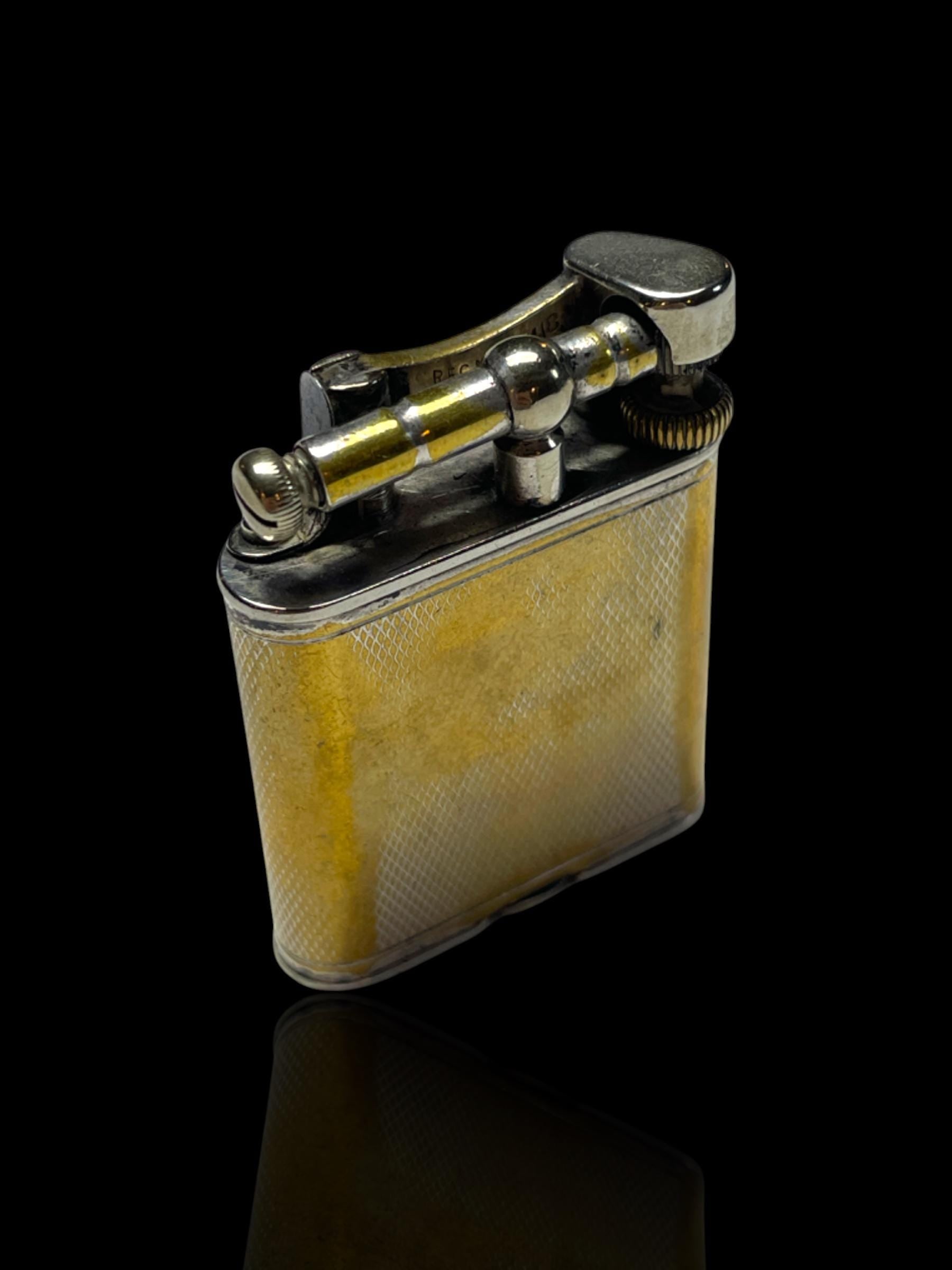 Vintage Dunhill Lift-Arm Lighter. Cased.