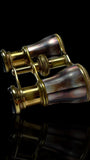 Rare Black Mother of Pearl Opera Glasses: Likely by Jacques Lemaire, Paris - Working Condition