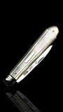 Antique Pocket Knife. 1859, Sterling Silver and Mother of Pearl. Hilliard and Thomason, England.