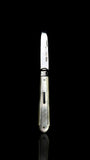 Antique Pocket Knife. 1859, Sterling Silver and Mother of Pearl. Hilliard and Thomason, England.
