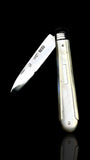 Antique Pocket Knife. 1859, Sterling Silver and Mother of Pearl. Hilliard and Thomason, England.