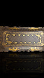 19th Century Lacquer Games Box. Hand-Painted.