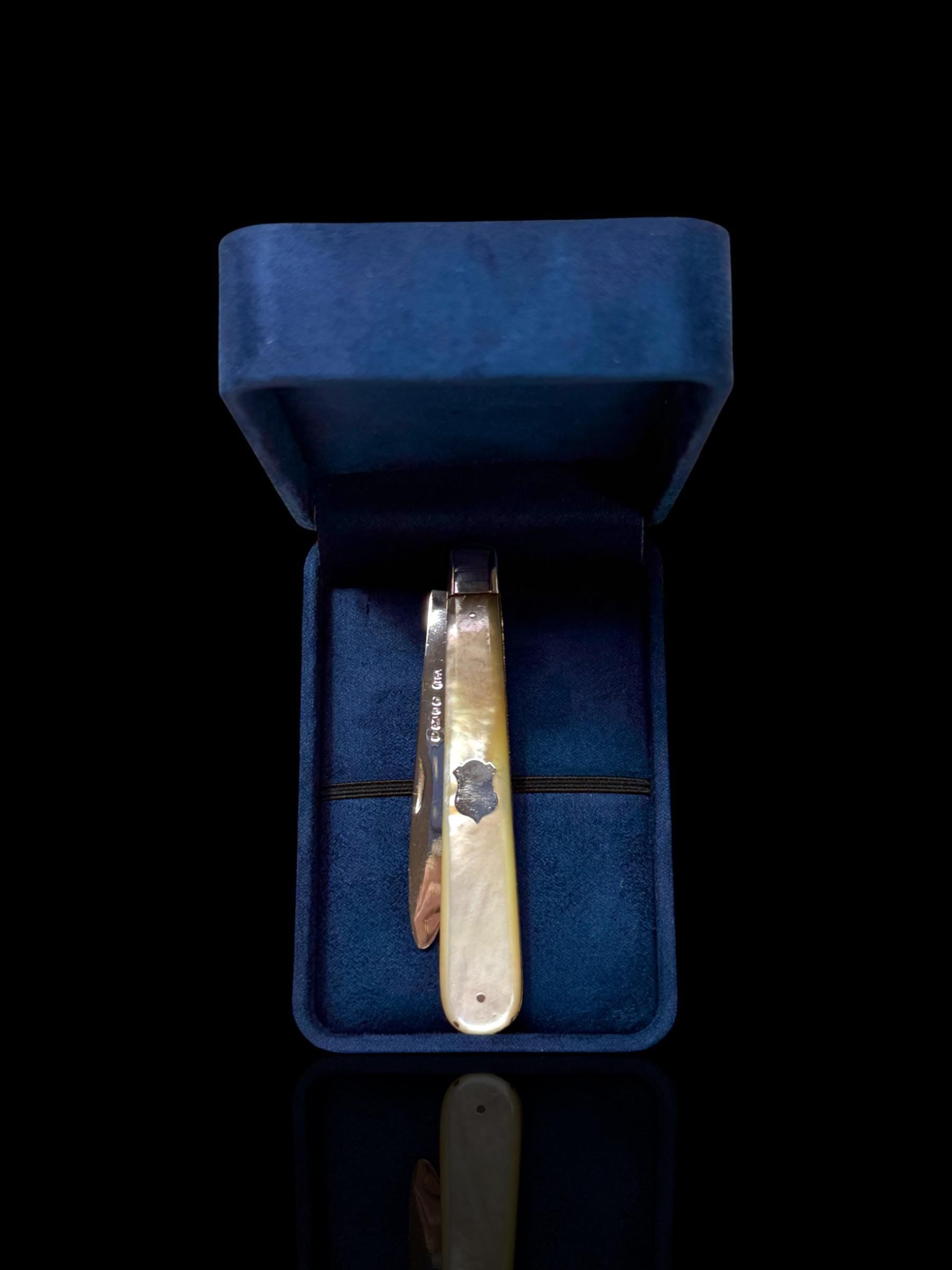 Large Antique Pocket Knife. 1876, Henry Atkin, England.